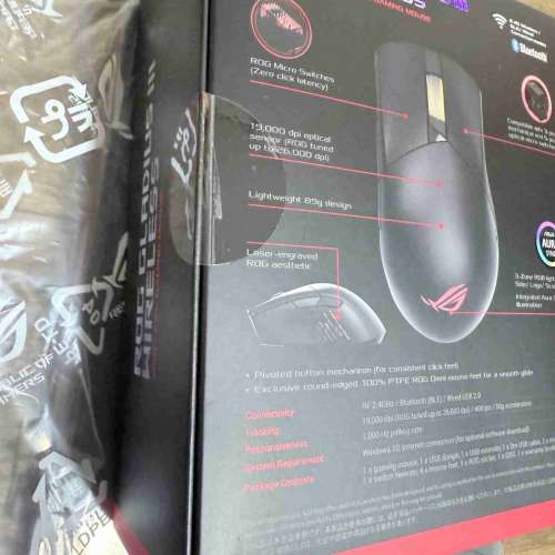未開封ASUS ROG Gladius III Wireless 電競滑鼠
