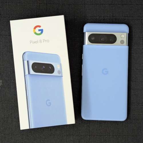 美版 Google Pixel 8 Pro 512GB 海灣藍 Bay Blue 全套連贈品