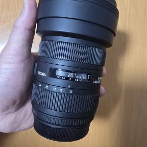 Sigma 12-24mm f4. 5-5.6 DG Canon EF 全套 有盒 Full set 九成新以上