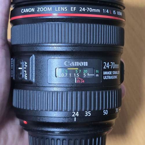 Canon EF 24-70mm f/4 L is 九成新以上