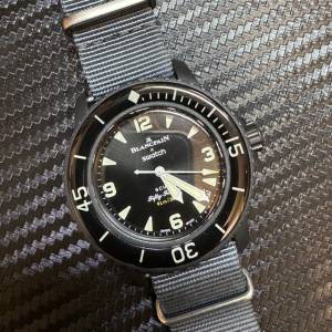 Ocean of Storm swatch X blancpain