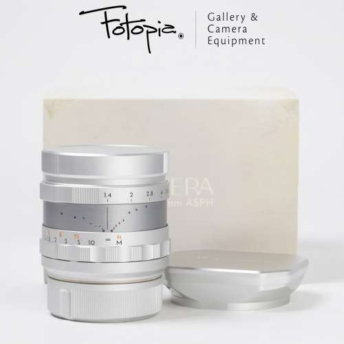 || Thypoch Simera 28mm F1.4 - Silver / Leica M Mount, full packing ||