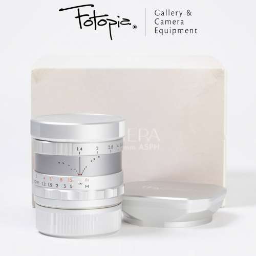 || Thypoch Simera 35mm F1.4 - Silver / Leica M Mount, full packing ||