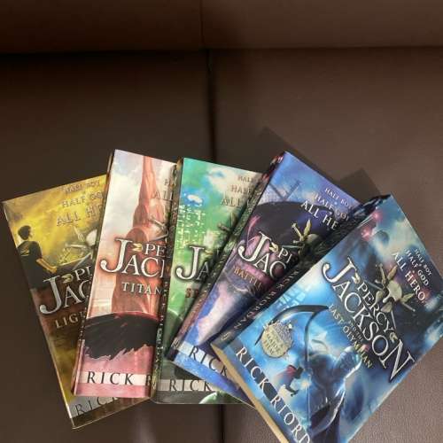 Percy Jackson & the Olympians 波西傑克森 英文版5本一套