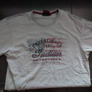 Indian Motorcycle Tee 粉藍 not stussy neighborhood ape