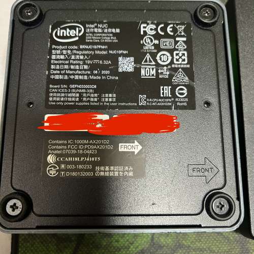 nuc10i7FNH厚版