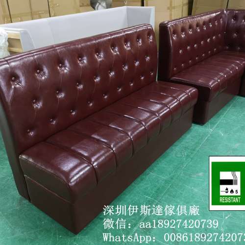 訂製酒吧卡位梳化，香港阻燃防火物料傢俬，餐廳梳化，訂製卡座，私人會所梳化，居酒...
