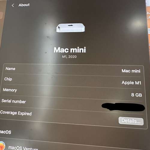 Apple Mac Mini M1 8GB Ram 256GB SSD 2020版本＋Magic Trackpad&nbsp;＋apple keyboard