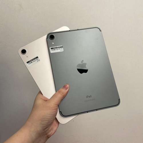 (荃灣實體店，超靚高質iPad mini6 WIFI&插卡版，64/256gb，超靚粉色/型格黑色，完美...