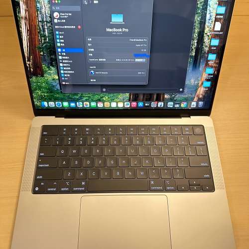 Apple macbook pro 14 2021 M1 Pro 銀色90%新有apple care保養