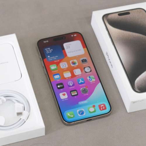iPhone 15 Pro Max White Titanium 白色鈦金屬色 256GB