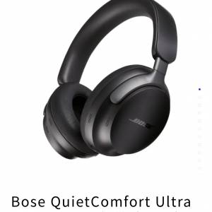 Bose QuietComfort Ultra Headphone 無線消噪耳機（黑色）