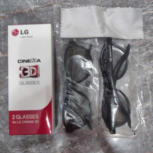 原裝LG Cinema 3D 眼鏡兩副