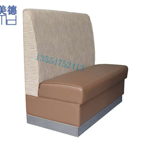 西餐廳卡座沙發定制防火皮梳化雙面沙發sofa廠家尺寸定做，餐飲店沙發傢私批發製造商