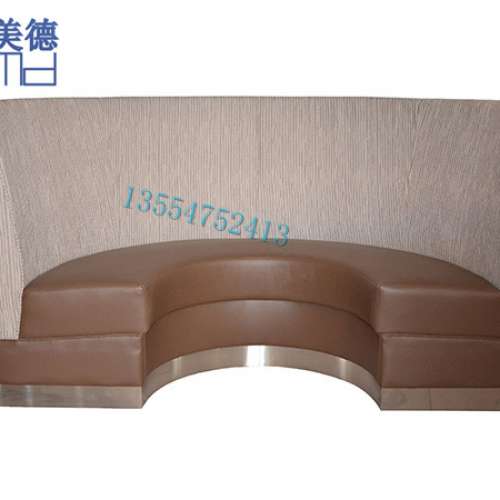 西餐廳卡座沙發定制防火皮梳化雙面沙發sofa廠家尺寸定做，餐飲店沙發傢私批發製造商