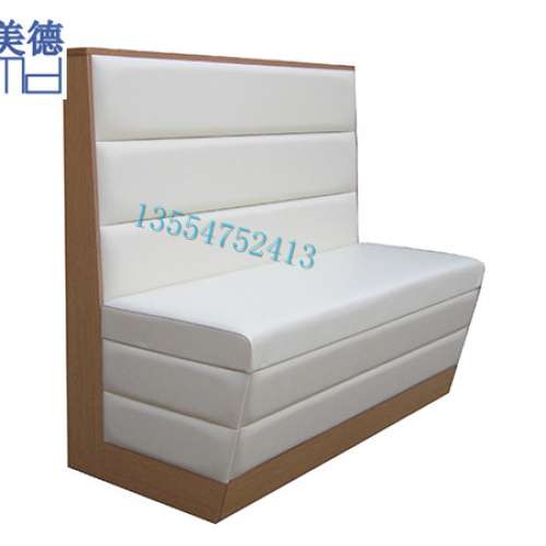 西餐廳卡座沙發定制防火皮梳化雙面沙發sofa廠家尺寸定做，餐飲店沙發傢私批發製造商