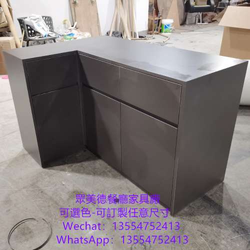 餐邊櫃推薦,餐邊櫃尺寸,餐館餐邊櫃訂製廠家,茶餐料理店備餐櫃訂做,港式餐廳防火板茶...