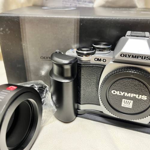 Olympus EM10 一代 連m42接環+手柄