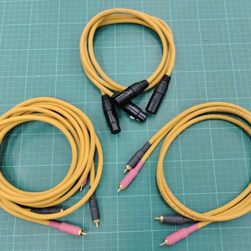 經典荷蘭名廠VDH范登豪D102MKIII純銅鍍銀信號線(DIY版)三款