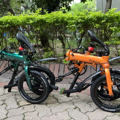 風行FNHON 1401 412 外3速 中空餅 鋁合金 折叠車 送水架前後蛙燈叮叮