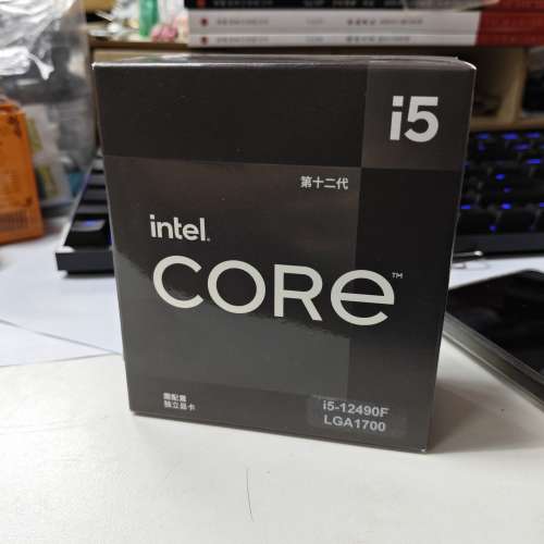 Intel Core i5-12490F 6核心12線程Box (不含散熱器)