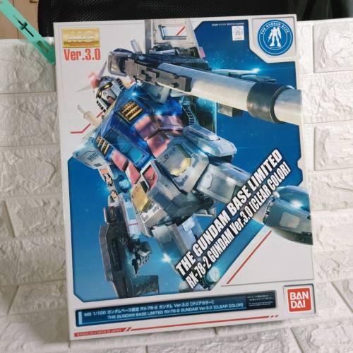 全新原裝台場版BANDAI MG THE GUNDAM BASE LIMITED  RX-78-2 GUNDAM COLORI 1/100 ...