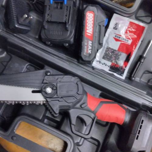 21V六寸迷你電鍊鋸連二電