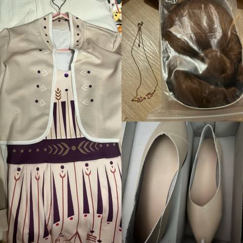 魔雪奇緣frozen安娜野餐cosplay服