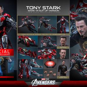 [全新現貨]Hot Toys The Avengers 1:6 Tony Stark (Mark VII Suit up Version) wit...