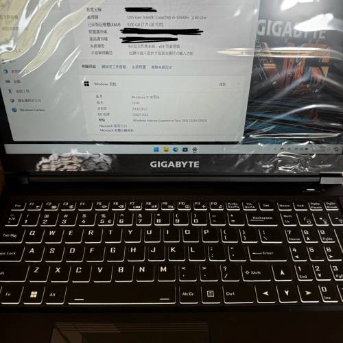 99%新 GIGABYTE Gaming Laptop G5 GE 8+512
