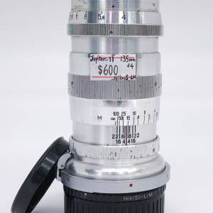 98% New Jupiter 135mm F4手動鏡頭, 深水埗門市可購買