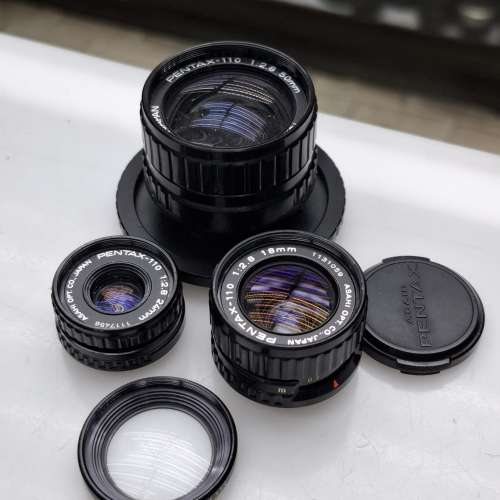 PENTAX-110 18MM F2.8 24MM F2.8 50MM F2.8 + SONY E MOUNT