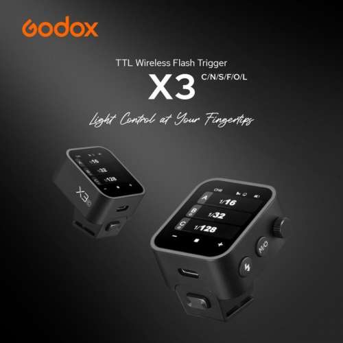 「順豐包郵」神牛 Godox X3 Trigger 觸控式螢幕引閃器