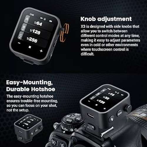 神牛 Godox X3 觸控式螢幕引閃器 TTL Wireless Flash Trigger For Sony Canon Niko...