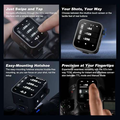 神牛 Godox X3 觸控式螢幕引閃器 TTL Wireless Flash Trigger For Sony Canon Niko...