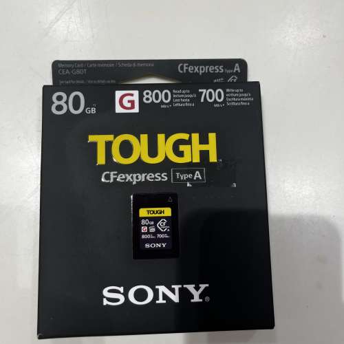 Sony tough cf express type A 80gb