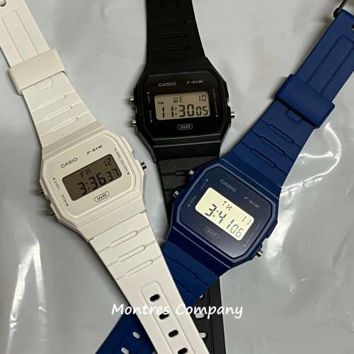 Montres Company 香港註冊公司(31年老店) 卡西歐 CASIO  七年電池壽命 F91 F91WB F...