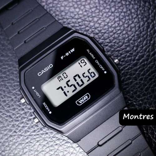 Montres Company 香港註冊公司(31年老店) 卡西歐 CASIO  七年電池壽命 F91 F91WB F...