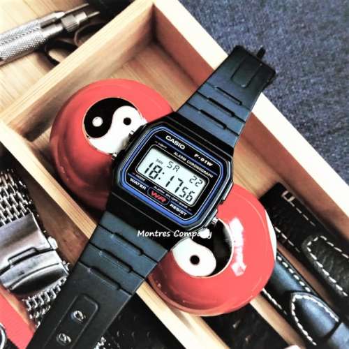 Montres Company 香港註冊公司 (31年老店) 卡西歐 CASIO F91 F91W F-91W-1D 七年電...