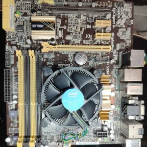 Asus H87M-PRO LGA1150 Motherboard , i5-4570 @3.2GHz , DDR3-1600MHz 4GB X4