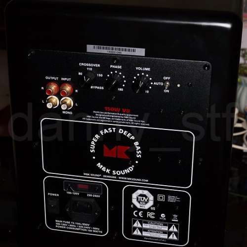 M&K SOUND Miller & Kreise V8 Compact Subwoofer 影院級 8吋主動式 重低音 超低音 ...