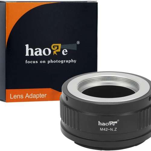 HAOGE M42 Type 2 Screw Mount SLR Lens To Nikon Z Mount Adaptor (封針，金屬接環)