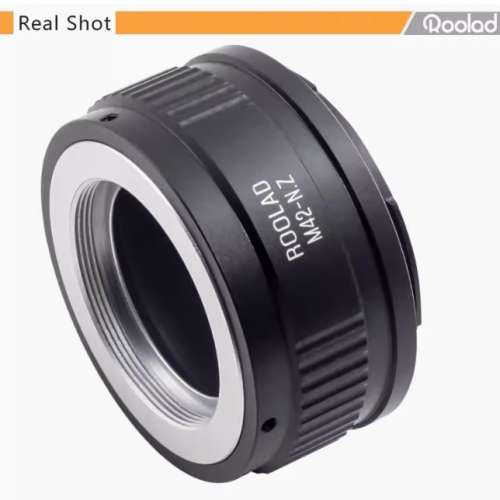 Roolad M42 Type 2 Screw Mount SLR Lens To Nikon Z Mount Adaptor (封針，金屬接環)