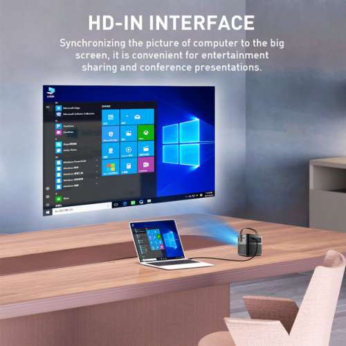 DLP Q12 Mini Projector Android 4K 3D手提便攜智能投影機