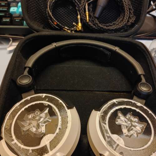 Ultrasone dj1 pro 耳筒 左右雙3.5 xlr 4pin耳機升級銀綫