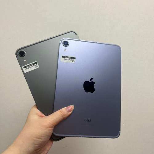 (荃灣實體店，全新超靚iPad mini6 插卡版，256gb，超靚紫色/型格黑色，完美高配✨）