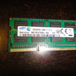 Samsung  DDR3 1600 8G SO-DIMM Notebook Ram