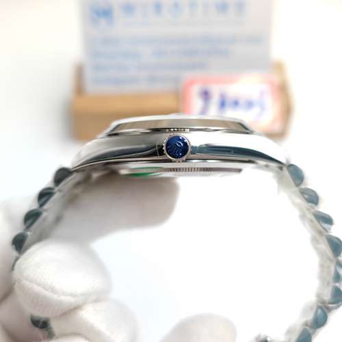 Day Date 40 SS 904L Steel Blue Dial with Arabic Markers watch