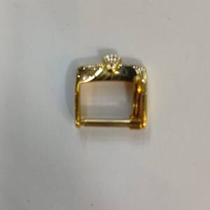 罕有全新Rolex 16mm 12mm Gold-plated Watch Buckle ( Each pc.每個計）