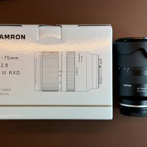 Tamron 28-75mm F2.8 Di III RXD (Model A036) Sony E Mount Gen1